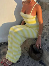 Voguable Summer New Women's Fashion Sexy Elegant Gradient Strap Dress Women's Wear voguable