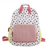 Japanese Kawaii Cute Strawberry Print Backpack Sweet Y2k Fashion Schoolbags Preppy Contrast Color Backpacks for Women Students voguable