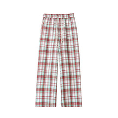 Summer Casual Pants Men Oversized Retro Plaid Pants Men Streetwear Hip-hop Loose Wide Leg Pants Mens Trousers Plus Size 5XL voguable