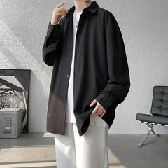 Long Sleeved Shirt Men Fashion Black Dress Shirt Men Korean Loose Casual White Shirt Mens Office Formal Shirt Large Size 4XL voguable