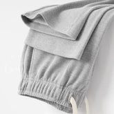Spring Autumn New Fashion Solid Color Elastic Waist Drawstring Men's Clothing Pockets Casual Loose Youth Simplicity Casual Pants