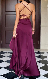 Voguable Autumn/Winter New Women's Fashion Elegant Sexy Style Strap Solid Color Long Dress Women's Wear voguable