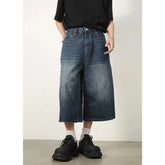 Voguable Women's Retro Wide Leg Baggy Casual Denim Shorts Harajuku Aesthetic High Waist Loose Shorts 2024 Summer Fashion Punk Shorts voguable