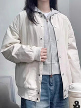 Retro Corduroy Patchwork Jackets Women Fall Loose Long Sleeve Vintage Baseball Coats American Casual Streetwear Bf Solid Outwear voguable