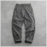 Voguable Outdoor Men's Casual Pants Thin Workwear Loose Fit Quick Dry Straight Leg Trousers Lightweight Windproof Summer Fashion voguable