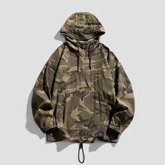 American Camouflage Hoody Mountaineering Suit Work Jacket Men's Hooded Jacket Spring Autumn Hip-hop Handsome Jacket voguable