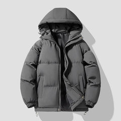 Autumn Winter New Men's Hooded Parkas Solid Warm Couple Jacket Outdoor Casual Outwear Coats Men Cotton Padded Sports Jackets voguable
