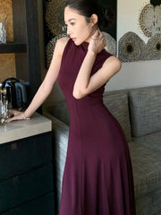 Women Sexy Vintage Summer Backless Dresses Slit Fit Sleeveless Spaghetti Strap Halther Evening Dress Club Party Prom Chic New voguable