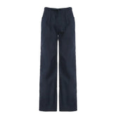 Voguable Y2K American Street Style Workwear Pants Solid Color Pocket Low Waist Loose Comfortable Straight Leg Casual Trousers voguable