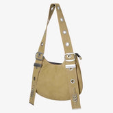 Vintage Punk Grunge Y2k Aesthetic Underarm Bag Korean High-capacity Fashion Casual Crossbody Bags Streetwear Shoulder Handbags voguable