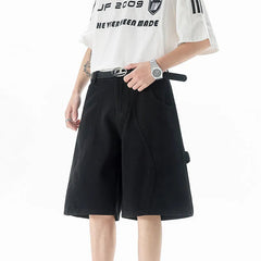 Mens Camo Cargo Shorts Summer Outdoor Casual Loose Fit Beach Hiking Tactical Military Camouflage Army Style Comfort Shorts voguable