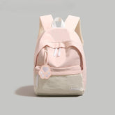 Contrast Color Patchwork Simple College Students Backpack Sweet Y2k Aesthetic Casual Schoolbags Women All Match Chic Schoolbags voguable