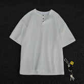 Summer Short Sleeved T-shirt Men White Checkered T Shirt Men Streetwear Korean Loose Round Neck T Shirt Mens Top Large Size 4XL voguable