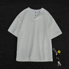 Summer Short Sleeved T-shirt Men White Checkered T Shirt Men Streetwear Korean Loose Round Neck T Shirt Mens Top Large Size 4XL voguable