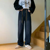 Mens Jeans Pants Classic Fashion Straight Sweatpants Blue Stretch Denim Trousers gotmes-shop