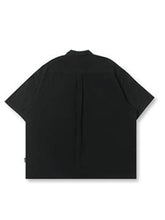 Voguable Multi Pocket Lapel Shirt Loose Workwear Short Sleeve Button Blouse Men Women Vintage CityBoy Japan Premium Cargo Shirt voguable