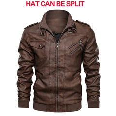 New Men's Leather Jackets Autumn Casual Motorcycle PU Jacket Biker Leather Coats Brand Clothing EU Size voguable