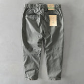 Voguable Spring Autumn New Men Cotton Solid Color Loose Cargo Pants Men Clothing Big Pockets Joggers Men Streetwear voguable