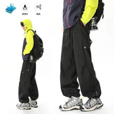 American Style Waterproof Cargo Pants Men Loose Straight Military Trousers Outdoor Casual Sport Hiking Tactics Pants voguable