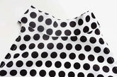 Voguable Sexy Polka Dot Mini Halter Dress Women Fashion Sleeveless Backless Pleated Hem Slim Short Dresses New Chic Vacation Robe voguable