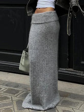 TARUXY Knitted High Waist Long Skirts For Women 2024 Retro Casual Loose Maxi Skirt Women's Autumn Winter Elegant Skirt Female voguable