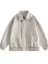 Japanese Street Hot Casual Jacket American Fashion Loose Versatile Lazy Style Spring Autumn Leather Jacket Long-sleeved Coat Men voguable