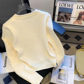 Voguable Sweet Bow Knit Cardigan Women Small Fragrance Fashion Elegant Pearls Button Sweater Long Sleeve Office Lady Fall Winter New Tops voguable