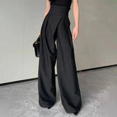 All Seasons Pants Spring Summer Women Pants High Waist Loose Fit Business Office Lady Pants 2025 For Women voguable