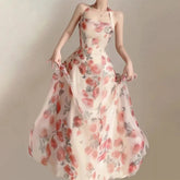 Voguable Long Dresses Womens Clothing French Elegant Party Dressess Female 2025 Summer New Fashion Versatile Beach Style Evening Dresses voguable