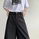 Voguable Summer Suit Shorts Men Fashion Social Men Dress Shorts Korean Business Casual Black Shorts Men Office Formal Shorts M-2XL voguable