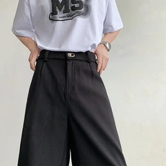 Voguable Summer Suit Shorts Men Fashion Social Men Dress Shorts Korean Business Casual Black Shorts Men Office Formal Shorts M-2XL voguable