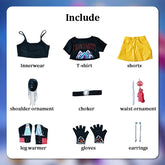 Rumi Mira Zoey Cosplay KPop Cosplay Costume Wig HUNTR/X Uniform Women Suit Dress Halloween Party Role Playing Outfits voguable