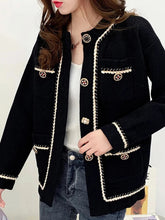 Autumn Women Coat Long Sleeve Breasted Single Korean Soft Fashion Button Wool Jacket White Black Winter Casual Lady Clothes voguable