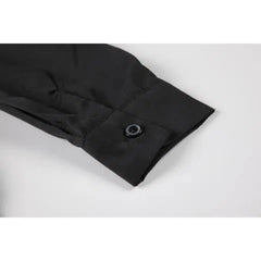 Spring Autumn New Fashion Turn-down Collar Long Sleeve Tie Dye Blouse Men's Clothing Patchwork Chain Button Korean Trend Shirts