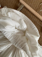 Lace Ruffle Tutu Skirt Short Skirt 2025 New Elastic Waist Fashion Women Skirt A-line Sweet Chic Summer Skirt Female Clothing voguable