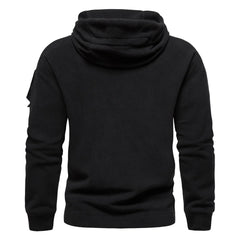 2024 Men's Thick Polar Fleece Sweatshirt Autumn Winter Men Hood Sports Black Windproof Oversized Hoodie Male Streetwear Hoody voguable