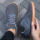 Voguable Men's Breathable Wide Fit Boat Shoes Summer Lightweigh Non Slip Minimalist Walking Shoes High Quality Lace Up Fashion Sneakers voguable