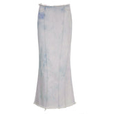 Fantasy tie-dye side slit dress mysite