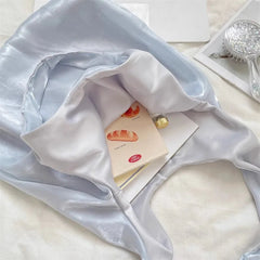 Korean Elegant Y2k Aesthetic Chic Shoulder Handbags Glossy Tender Fairy Underarm Bag Trendy Fashion Casual Women Shopping Bags voguable