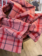 Loose Vintage Plaid Pant Women High Waist Casual American Wide Leg Trousers Fall Winter Retro High Quality Female Sweet Pants voguable