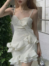 Voguable Women Holiday Sleeveless Suspender Strap Dress Korean Fashion Summer Yk2 Vacation Seaside Beach Fairy Mini Sexy Kawaii Dresses voguable
