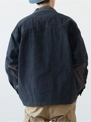 Vintage Army Green Cargo Denim Jacket Men Women Spring Autumn Clothing Harajuku Coat Korean Fashion Military Casual Workwear voguable