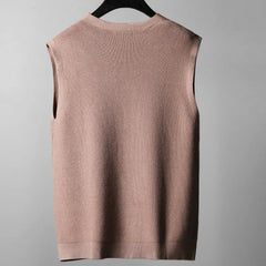 Large knitted sweater, men's new cardigan vest, autumn and winter large loose fat sweater. voguable