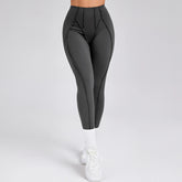 Voguable Women Nude Straps Yoga Pants Squat Proof Workout High Waist Leggings Fitness Pant Female Active Wear Legging voguable