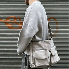 New American Trendy Men Sweater High Street Graffiti Printed Knit O Neck Long Sleeve Pullover Casual Loose High Street Knitwear voguable