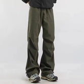 Voguable New Loose Casual Pants for Men Korean Style Trendy Versatile Summer Thin Falling Wide-leg Floor-length Trousers voguable