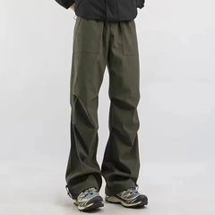 Voguable New Loose Casual Pants for Men Korean Style Trendy Versatile Summer Thin Falling Wide-leg Floor-length Trousers voguable