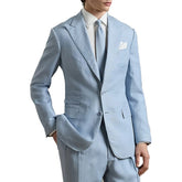 Voguable Elegant Design Men Suits Long Blazer Pants Jacket Tuxedo Business Peaked Lapel Wedding Formal Work Party Causal voguable