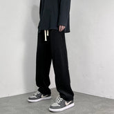 Black Corduroy Pants Men Fashion Cotton Casual Pants Men Streetwear Hip Hop Loose Straight Pants Mens Vintage Trousers M-3XL voguable