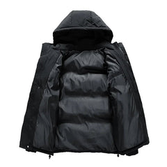 New Men Warm Coat Mens Casual Brand Windproof Outwear Hat Parkas New Winter Jacket Male Autumn Hooded Waterproof Parkas Jacket voguable